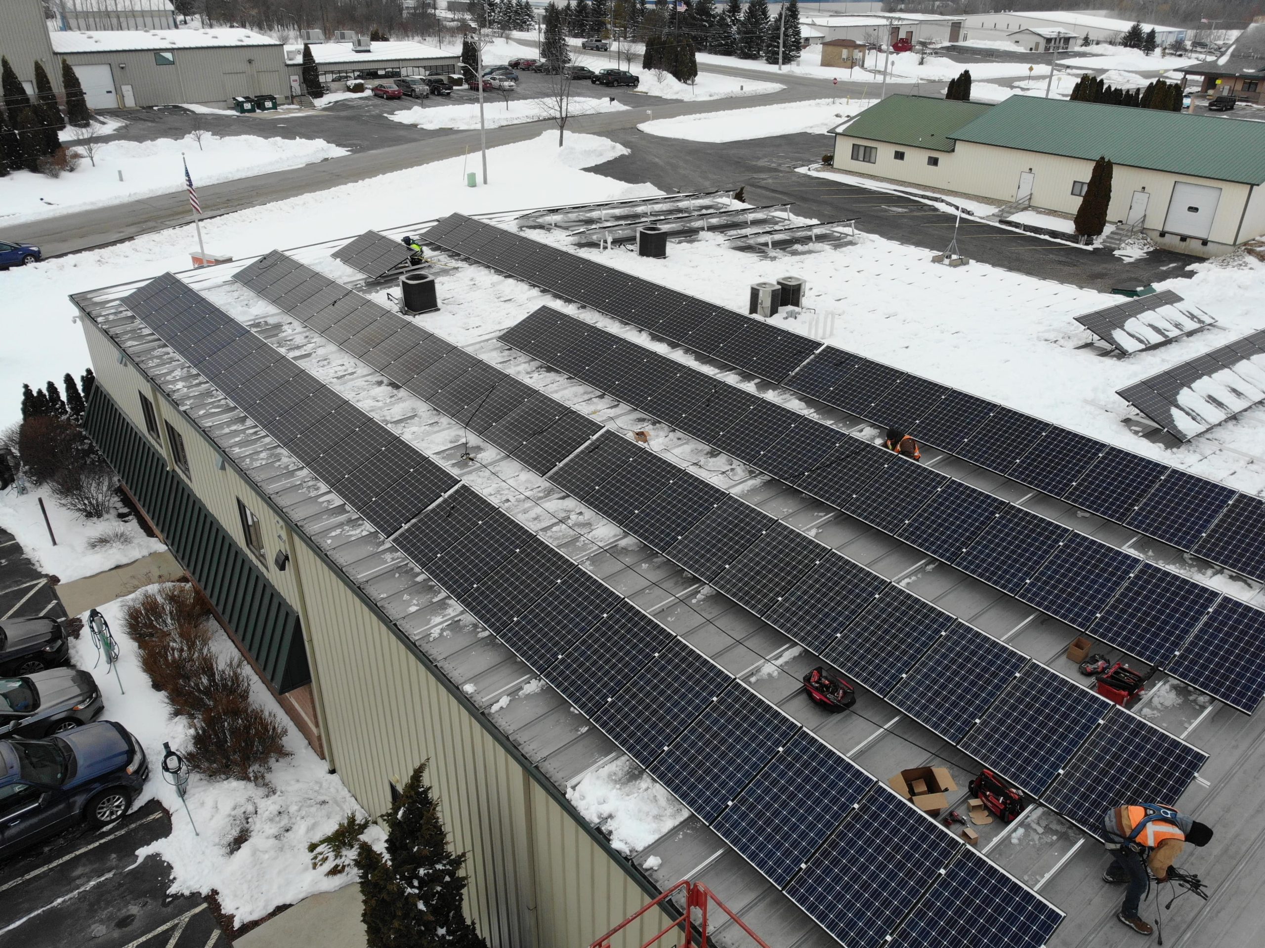 metal roof solar racking