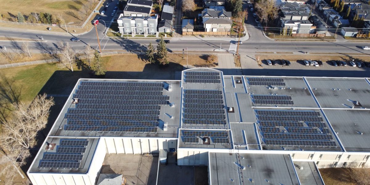 Flat roof solar racking system