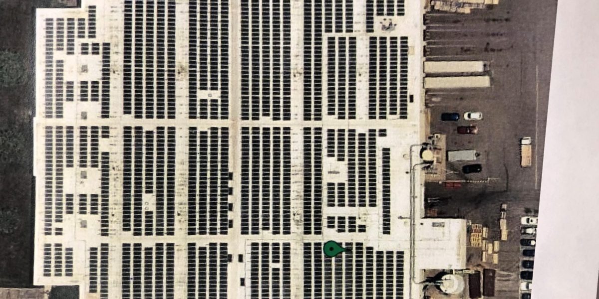 Flat roof solar racking system