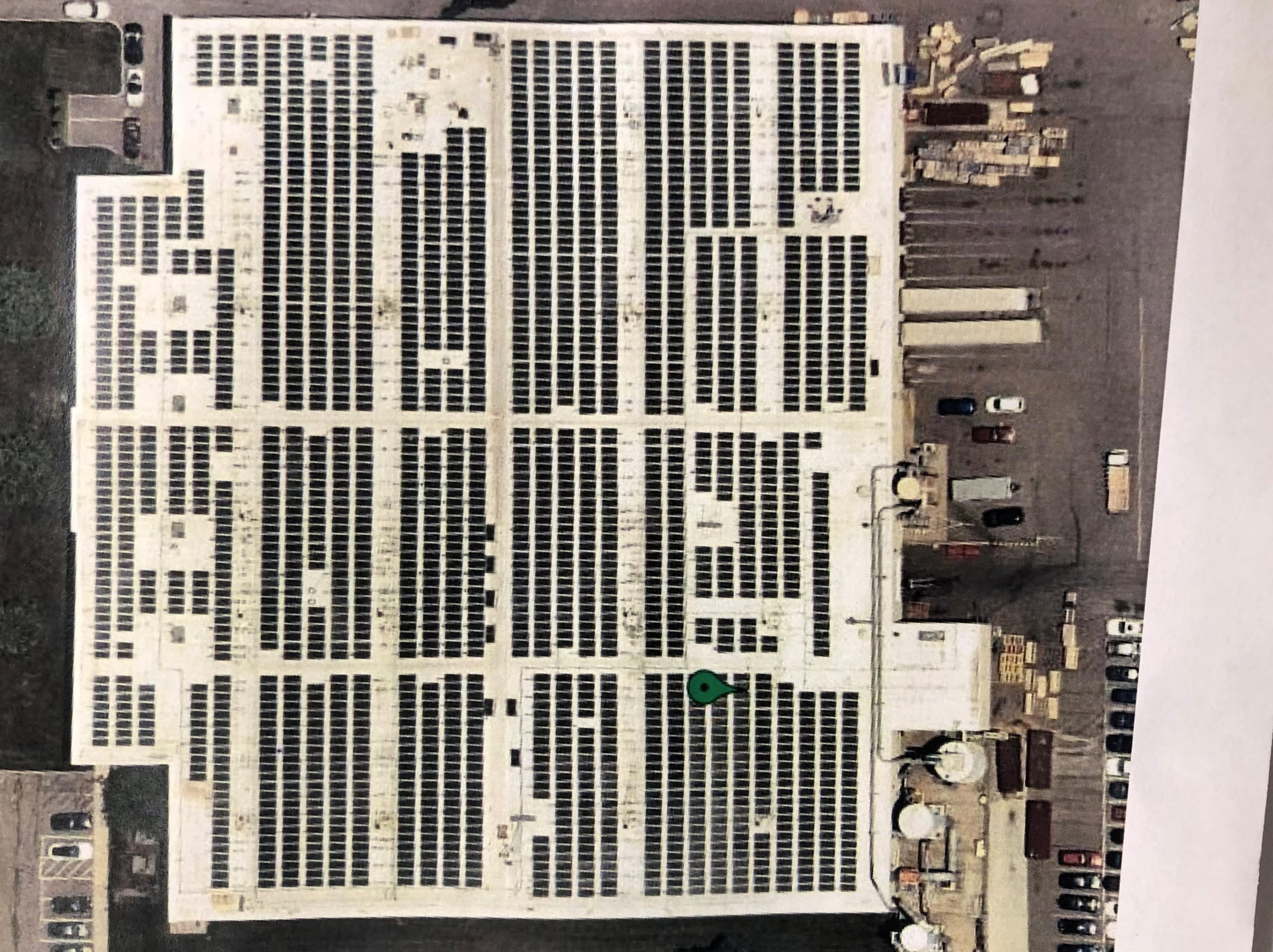 Flat roof solar racking system
