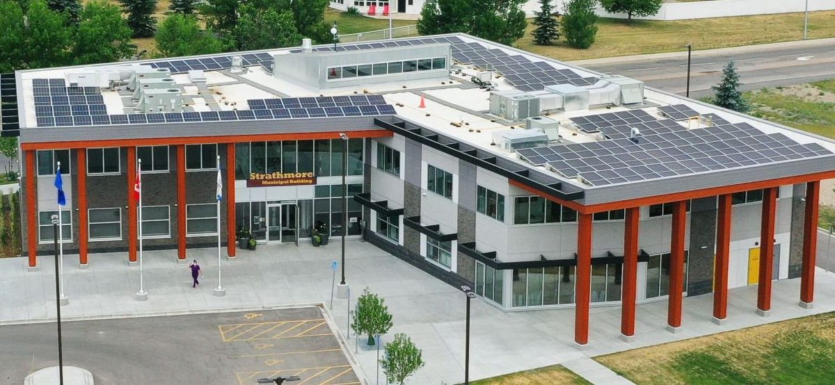 Flat roof solar racking system