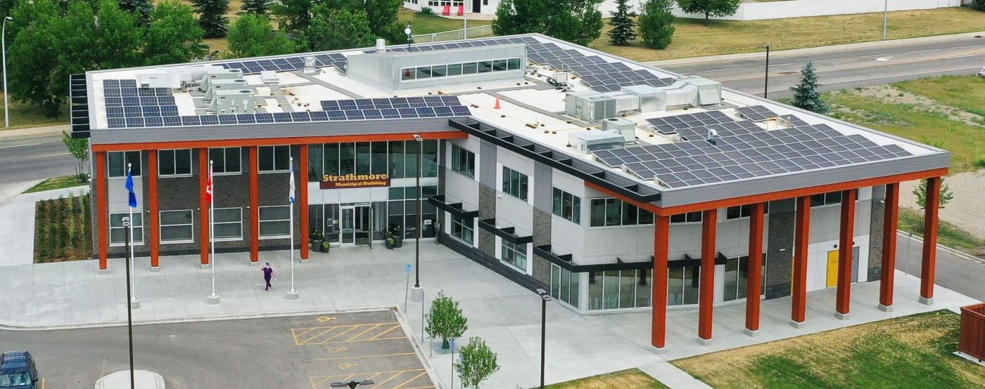 Flat roof solar racking system
