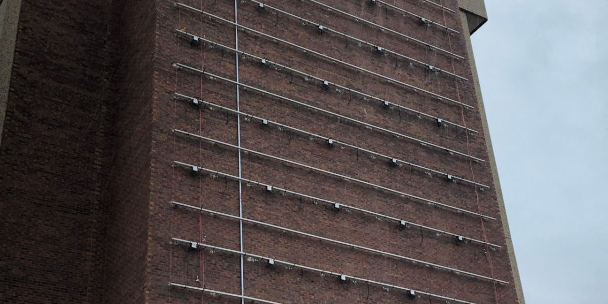 custom wall mount solar racking