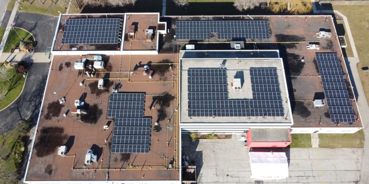 TGR Roof Mounting System  151.47 kWp  374 Modules at a 5° tilt