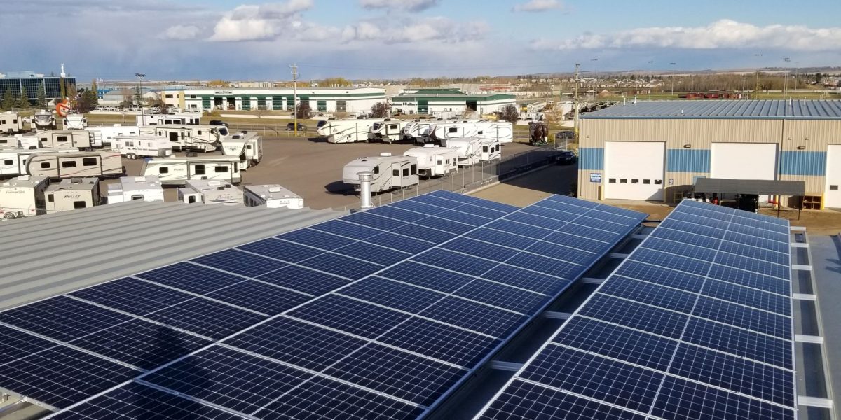 TGT Tilted Roof Mounting System  24 kWp  160 Modules at a 10° tilt
