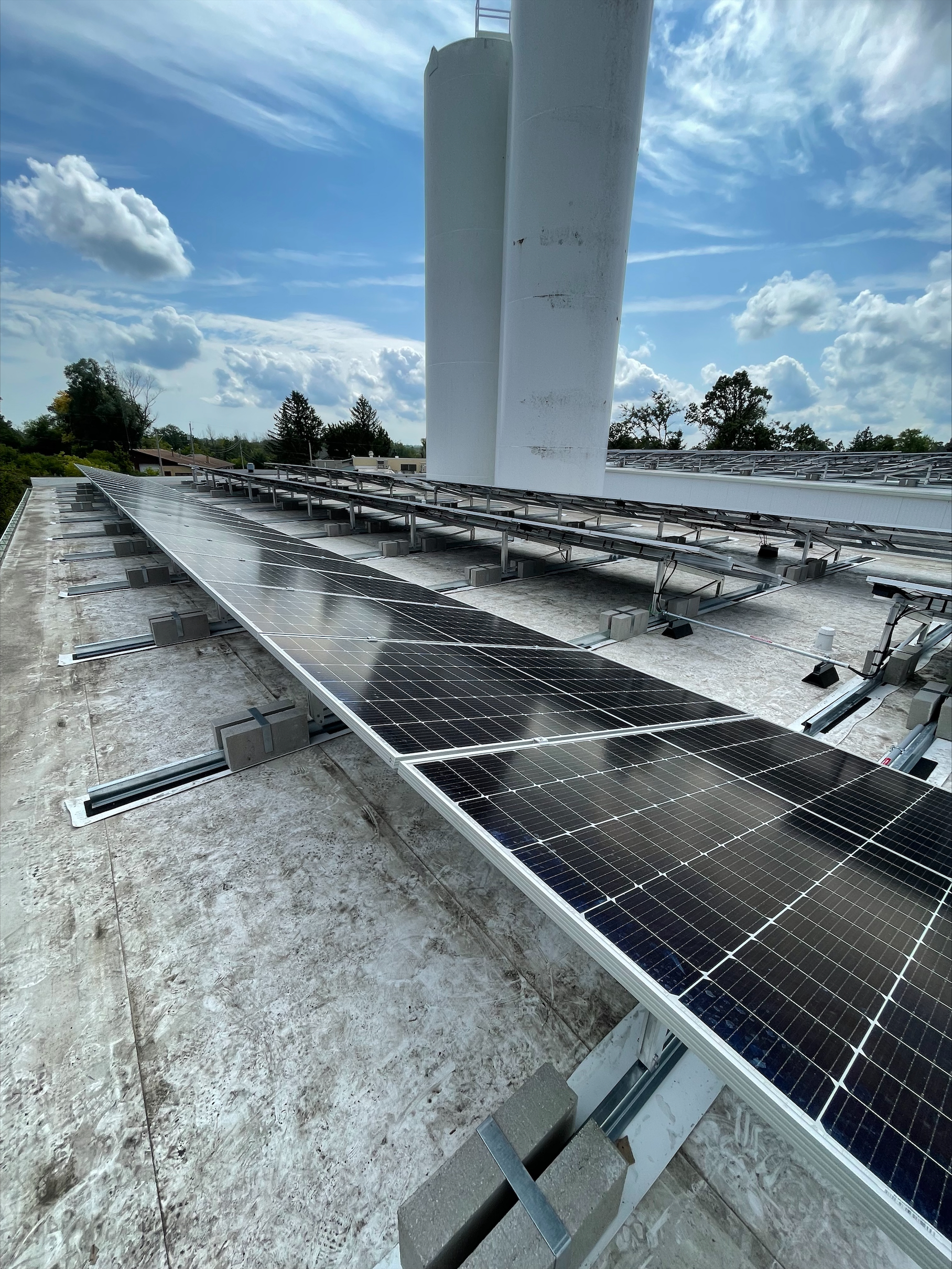 Flat Roof Structures | TGR-Elevated Racking – TerraGen Solar