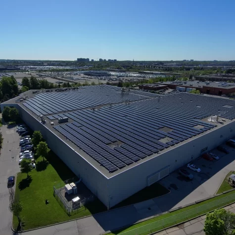 TGR Flat Roof <br> 2123.28 kWp <br>  3932 Modules at 5° tilt angle