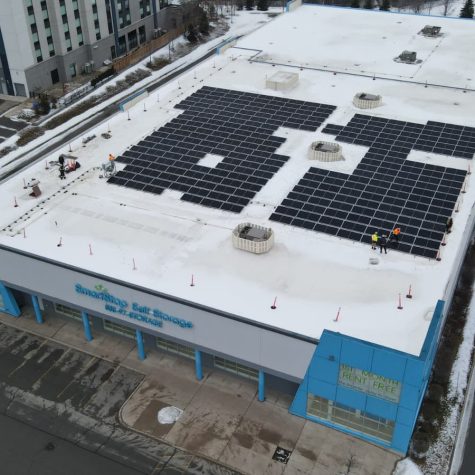 TXL Flat Roof - South Facing <br> 169.12 kWp <br> 275 Modules at 10° tilt angle